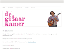 Tablet Screenshot of gitaarkamer.nl